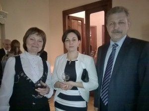Почетный Консул Исландии в Сант-Петербурге Борис Иванов с супругой и Елена Баринова 
